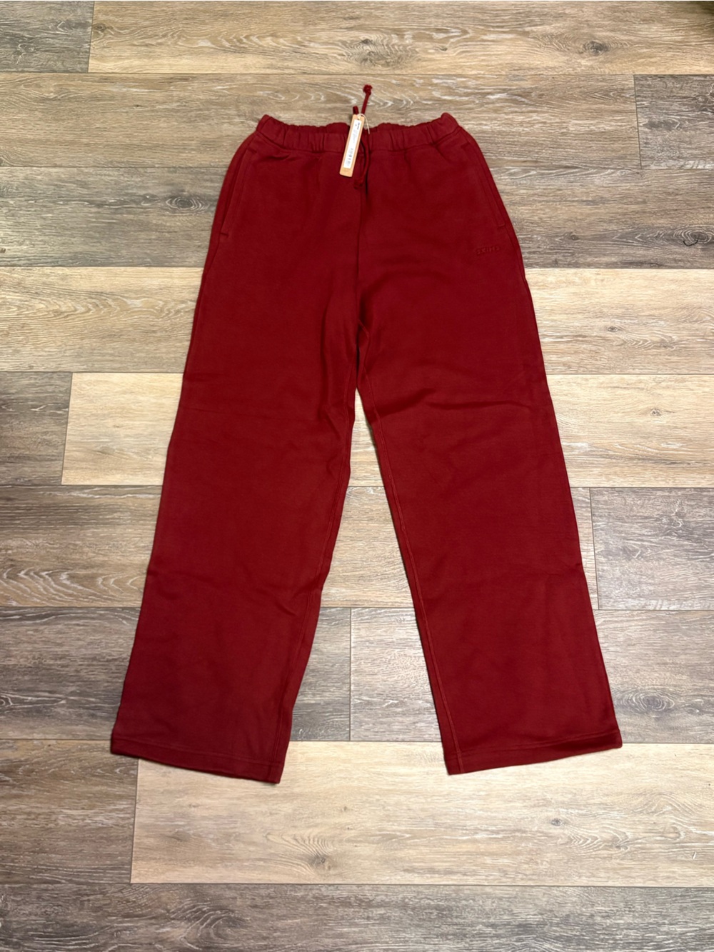 Skims Kim Kardashian Women’s Cotton Fleece Classic Straight Leg Pant XL